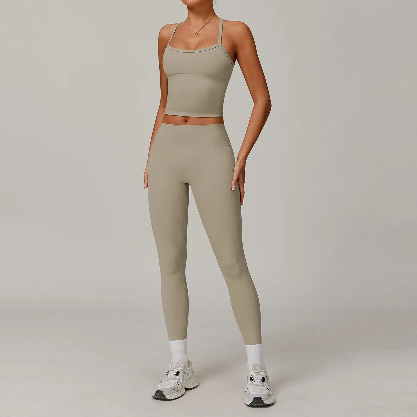 Women's Tight Yoga Tracksuit Workout Activewear 2 Piece Set for Winter Outdoor Running Athletic Sports Suit for Women