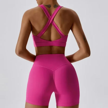 Conjunto de 3 piezas de ropa deportiva para mujer: Top de yoga, chaqueta, pantalones, leggings, sujetador deportivo, shorts ajustados, ropa de gimnasio, trajes de fitness