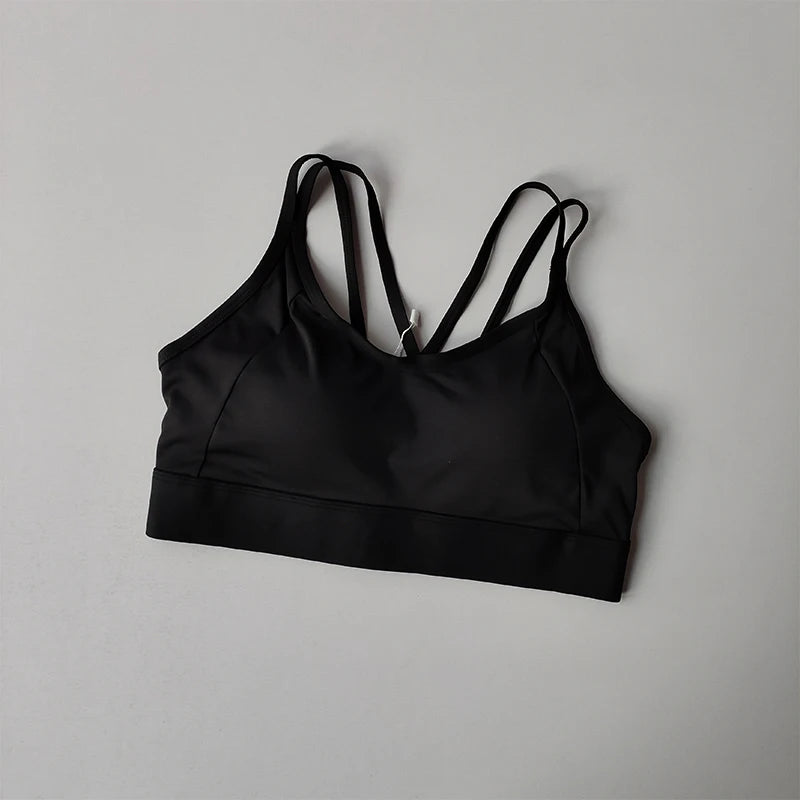 Sujetador deportivo para mujer, top push-up de fitness, fijo con almohadilla, sujetador de yoga, ropa interior, tops deportivos, sujetadores para actividades, chaleco para correr, ropa de gimnasio