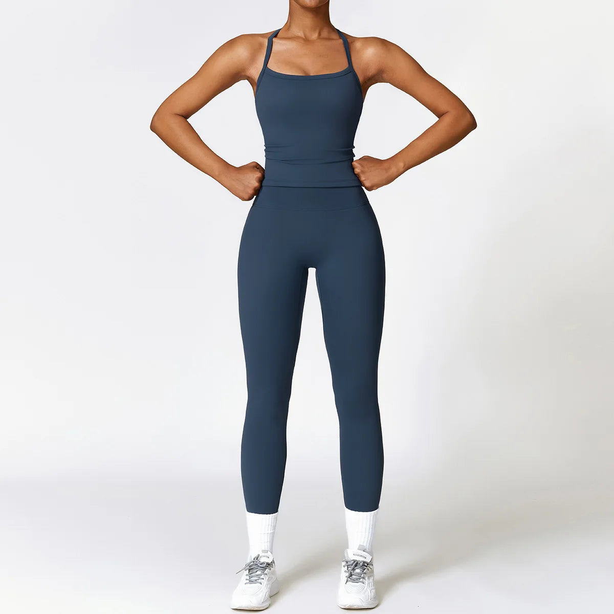 Women's Tight Yoga Tracksuit Workout Activewear 2 Piece Set for Winter Outdoor Running Athletic Sports Suit for Women