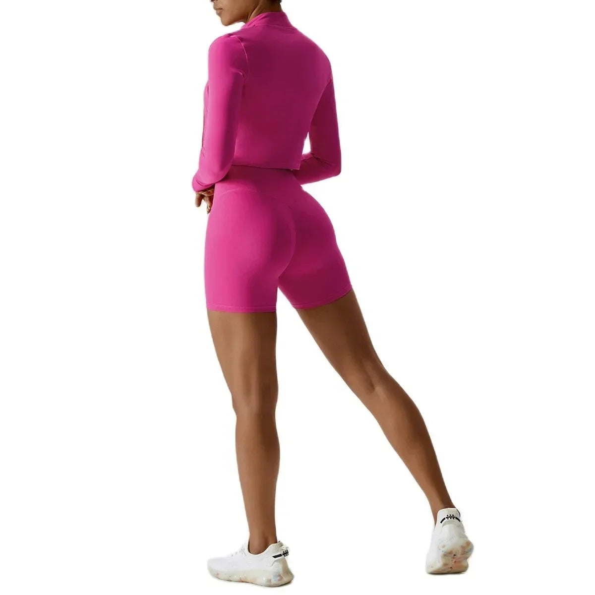Conjunto de 3 piezas de ropa deportiva para mujer: Top de yoga, chaqueta, pantalones, leggings, sujetador deportivo, shorts ajustados, ropa de gimnasio, trajes de fitness