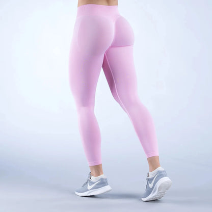 Seamless Yoga & Gym Butt-Lifting High-Waisted Sports Bra Leggings Shorts for Running Workouts Stretch Fitness Outfit