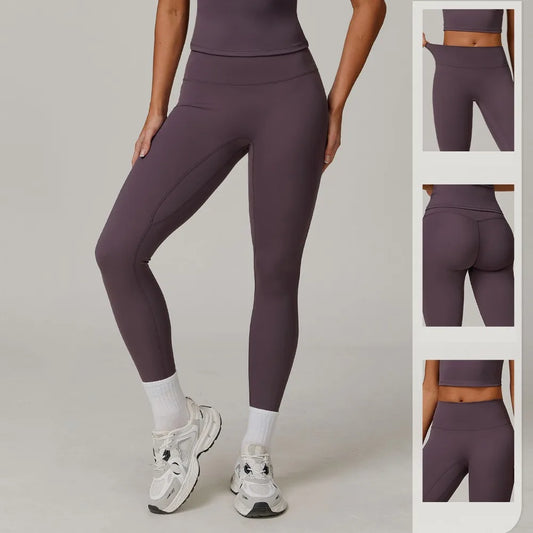 Women's High Waist Fleece Lined Butt Lifting Yoga Pants Running Workout Trousers Outerwear Tight Athletic Leggings for Women