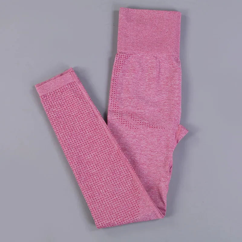 Mallas de yoga de talle alto para mujer, leggings deportivos sin costuras con puntos, mallas push up, ropa deportiva para mujer, pantalones de fitness para yoga