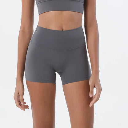 Pantalones Cortos de Entrenamiento de Cintura Alta para Mujer, Deportivos Súper Elásticos, Suaves como la Mantequilla, para Fitness, Yoga, Tipo Biker