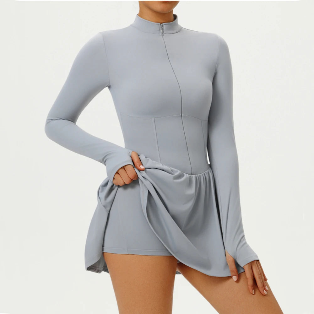 Mono de yoga para mujer de manga larga, con push-up, cintura alta, para gimnasio, correr, fitness, ropa deportiva para entrenamiento femenino