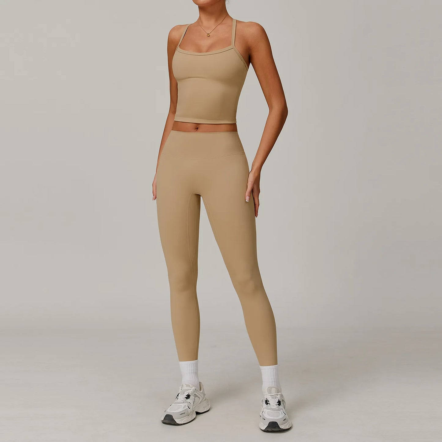 Women's Tight Yoga Tracksuit Workout Activewear 2 Piece Set for Winter Outdoor Running Athletic Sports Suit for Women