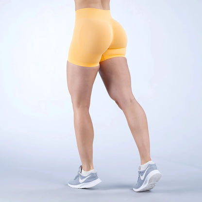 Seamless Yoga & Gym Butt-Lifting High-Waisted Sports Bra Leggings Shorts for Running Workouts Stretch Fitness Outfit
