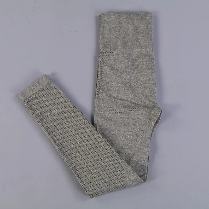 Mallas de yoga de talle alto para mujer, leggings deportivos sin costuras con puntos, mallas push up, ropa deportiva para mujer, pantalones de fitness para yoga