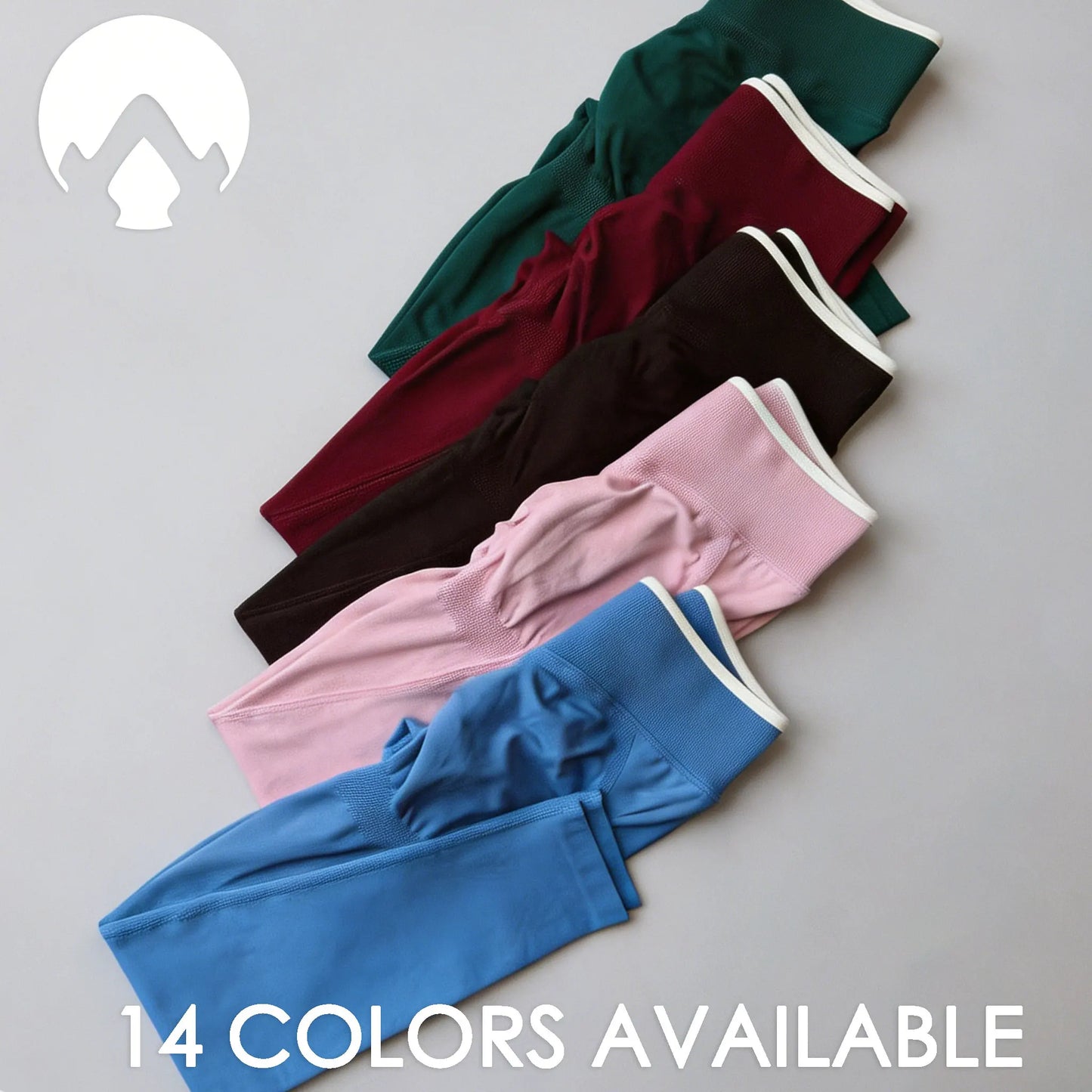 Pantalones ceñidos de punto sin costuras de talle alto con realce de cadera, leggings elásticos para yoga, correr, gimnasio al aire libre, mallas de ejercicio