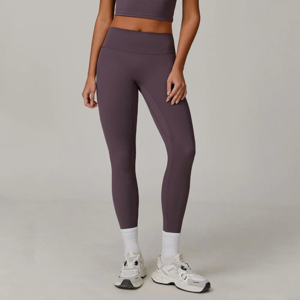 Women's High Waist Fleece Lined Butt Lifting Yoga Pants Running Workout Trousers Outerwear Tight Athletic Leggings for Women