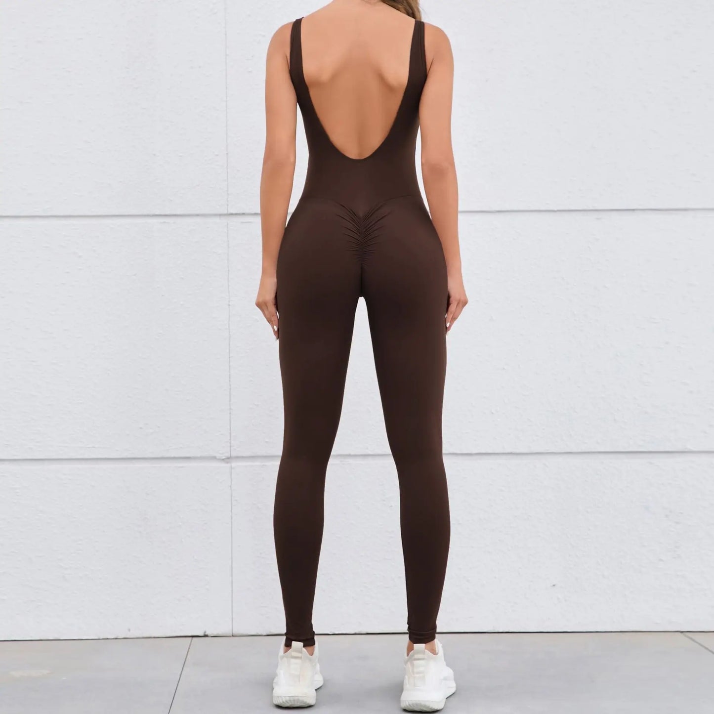 Mono de gimnasio de una pieza para mujer - Monos cortos deportivos de yoga para entrenamiento, mono de fitness elástico para entrenamiento femenino, bodys de alta elasticidad