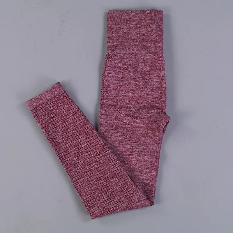 Mallas de yoga de talle alto para mujer, leggings deportivos sin costuras con puntos, mallas push up, ropa deportiva para mujer, pantalones de fitness para yoga