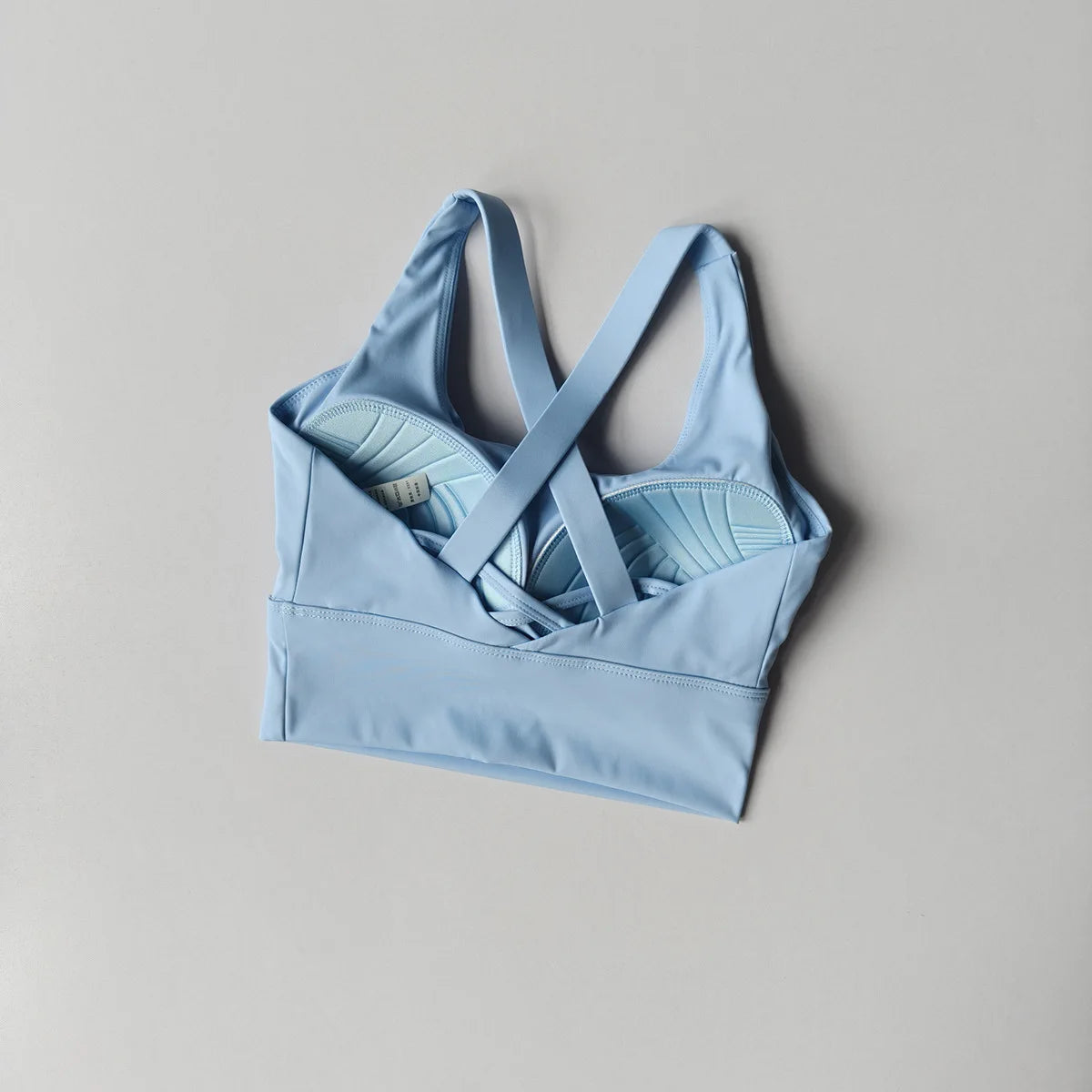 Women's High-Strength Sports Bra Mid-Length Vest – Fixed Chest Pad Beautiful Back Activewear for Fitness Yoga & Running Workouts