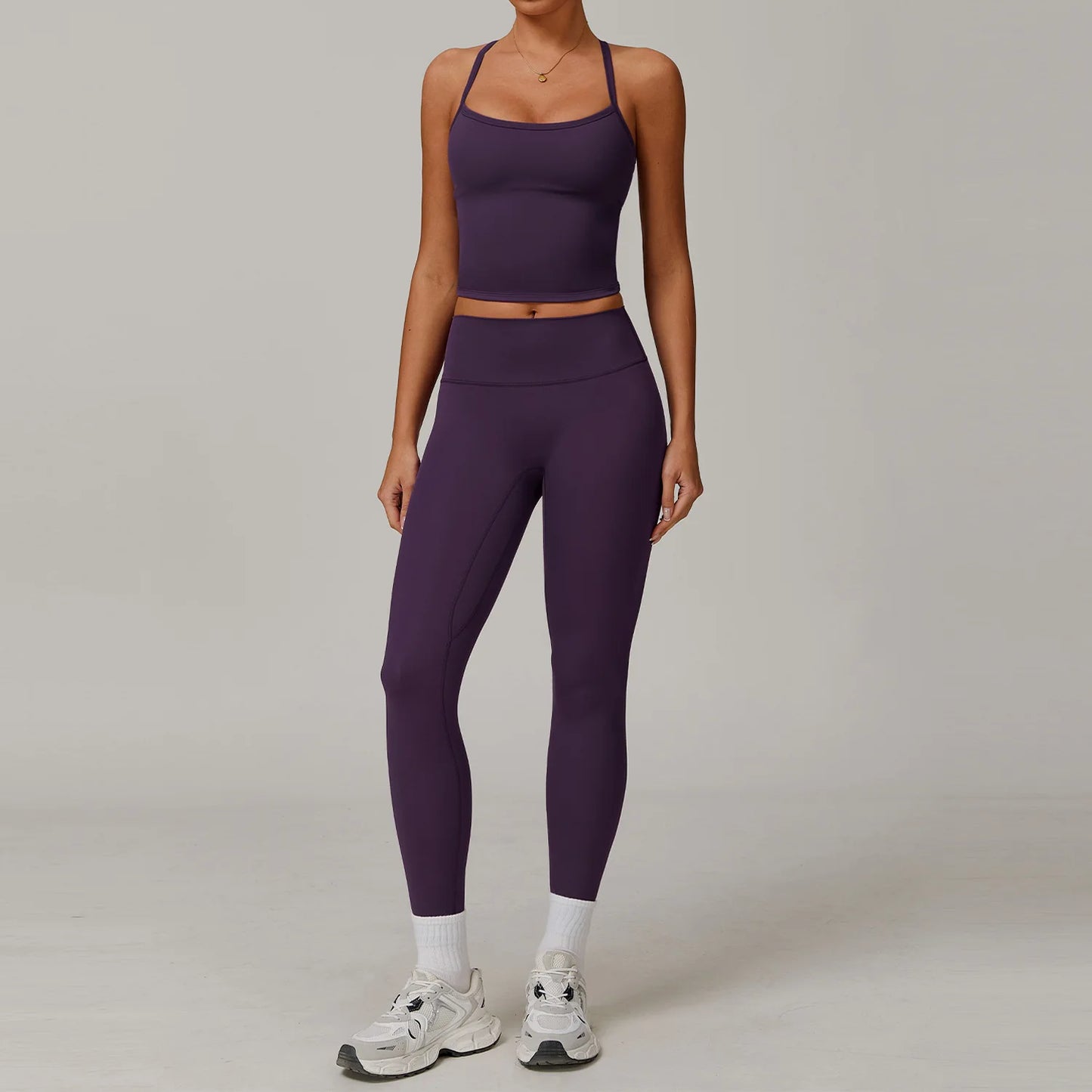 Women's Tight Yoga Tracksuit Workout Activewear 2 Piece Set for Winter Outdoor Running Athletic Sports Suit for Women