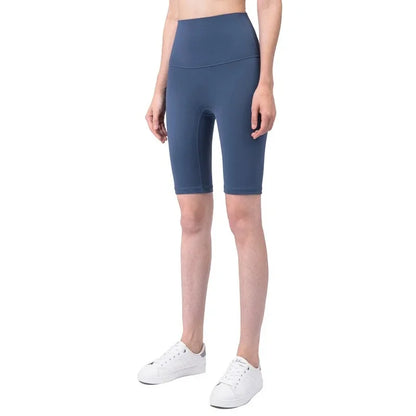 Pantalones cortos deportivos para mujer, cintura alta, yoga, ajuste entallado, levantamiento de glúteos, gimnasio, correr, alta elasticidad, ciclista, cintura alta, entrenamiento, gimnasio.