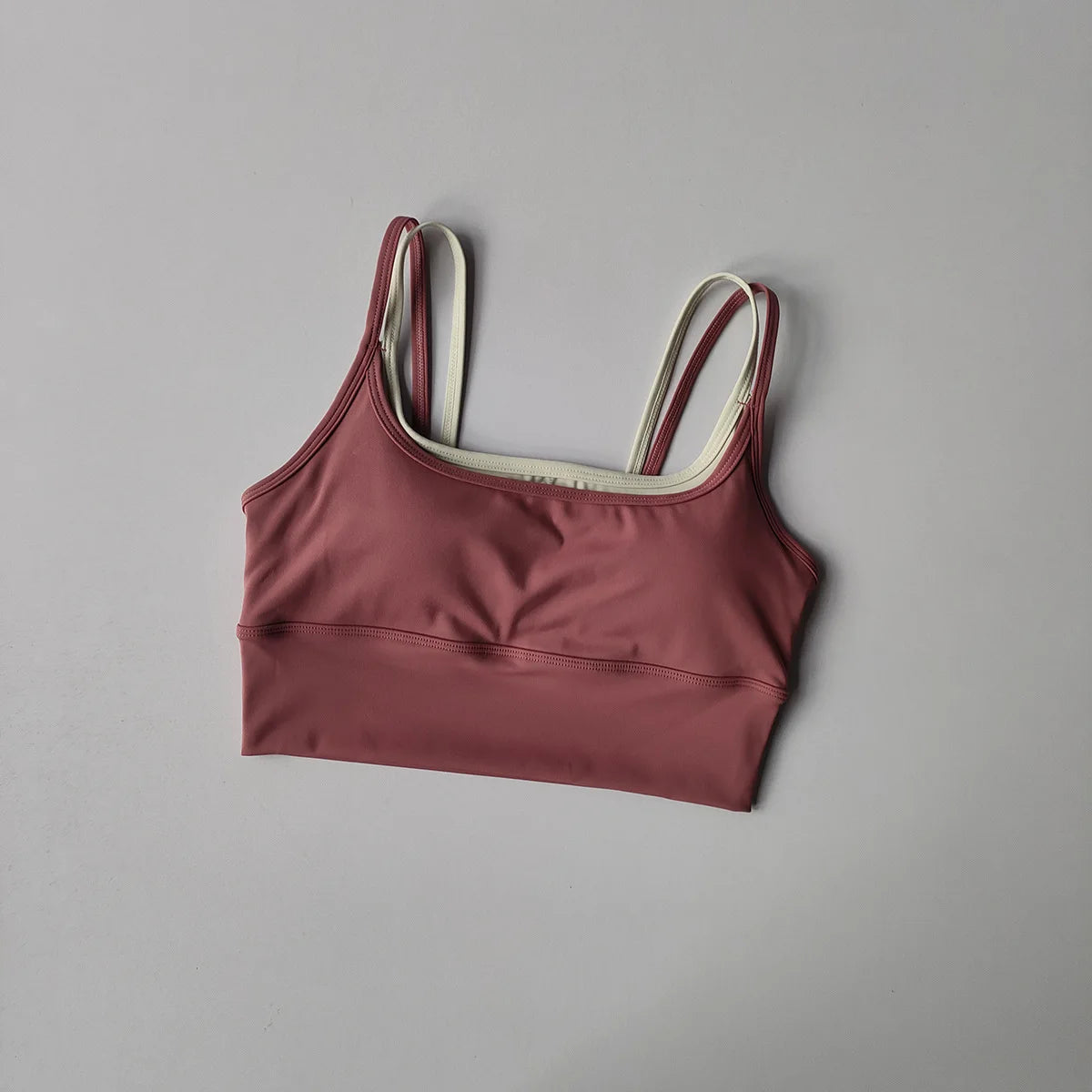 Sujetador deportivo racerback de mujer con efecto "Nude-Feel" – Chaleco de yoga antisacudidas y antideslizante – Top de fitness para correr, yoga y entrenamientos de gimnasio