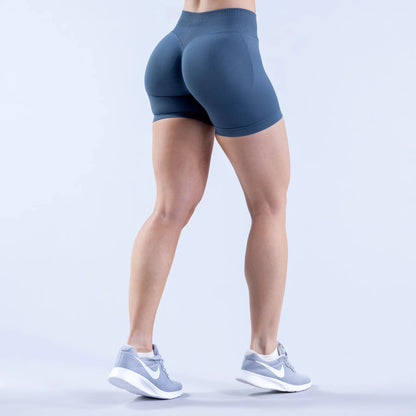 Seamless Yoga & Gym Butt-Lifting High-Waisted Sports Bra Leggings Shorts for Running Workouts Stretch Fitness Outfit