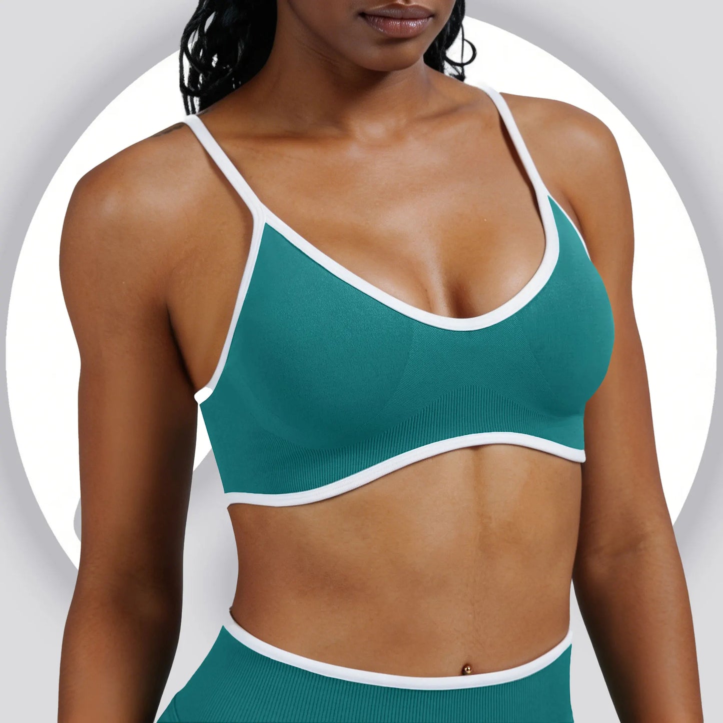 Women Adjustable Strap Beauty Back Sports Bra Shockproof Tight Vest Bra for Yoga Running Workout Outdoor Wear