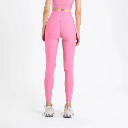 Pantalones de yoga de lycra acanalados para gimnasio, leggings para mujer para fitness, pantalones largos de cintura alta para mujer, mallas push-up de cadera para mujer, ropa de mujer