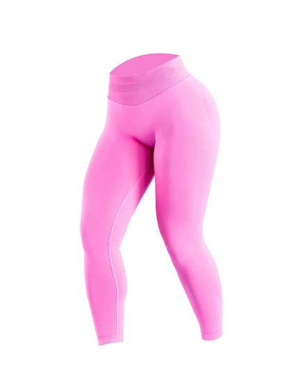 Women's Seamless Running Tights Matte Ribbed Yoga Pants High Stretch Sports Leggings for Workout Fitness Jogging Active Wear