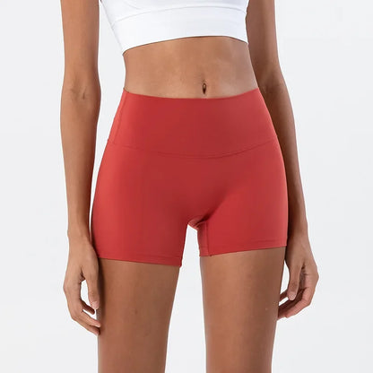 Pantalones Cortos de Entrenamiento de Cintura Alta para Mujer, Deportivos Súper Elásticos, Suaves como la Mantequilla, para Fitness, Yoga, Tipo Biker