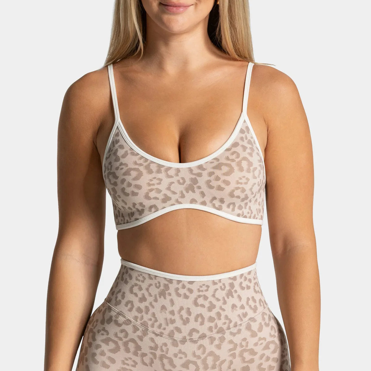 Sujetador deportivo de leopardo para mujer, alta sujeción, a prueba de golpes, para fitness al aire libre, top activo, ropa interior atlética para mujer, ropa de ejercicio