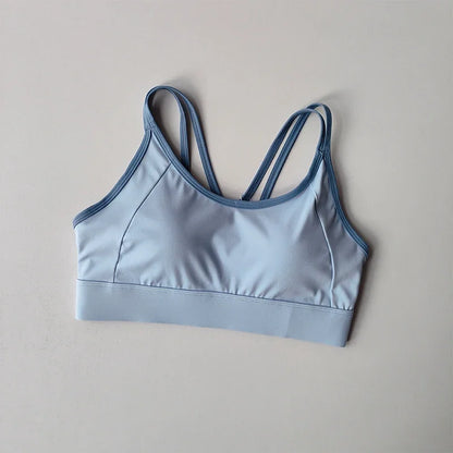 Sujetador deportivo para mujer, top push-up de fitness, fijo con almohadilla, sujetador de yoga, ropa interior, tops deportivos, sujetadores para actividades, chaleco para correr, ropa de gimnasio