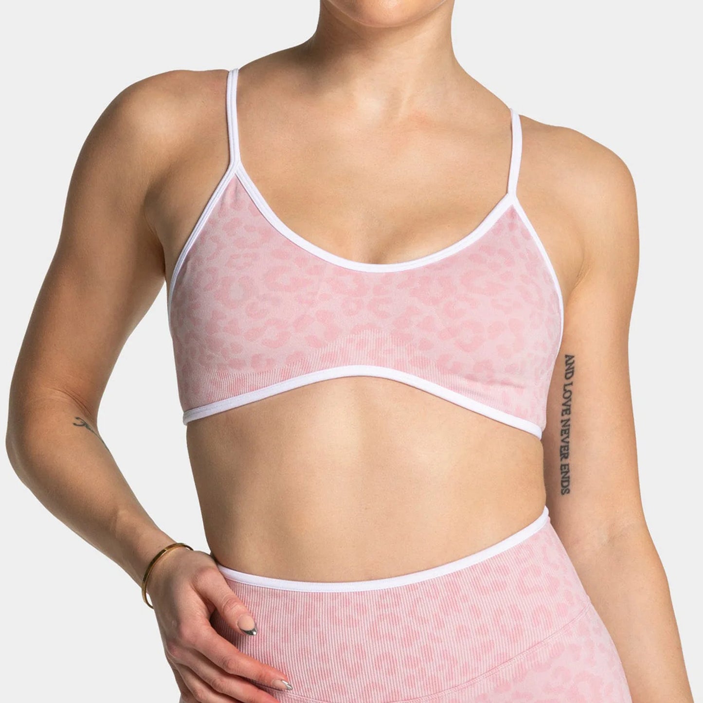 Sujetador deportivo de leopardo para mujer, alta sujeción, a prueba de golpes, para fitness al aire libre, top activo, ropa interior atlética para mujer, ropa de ejercicio