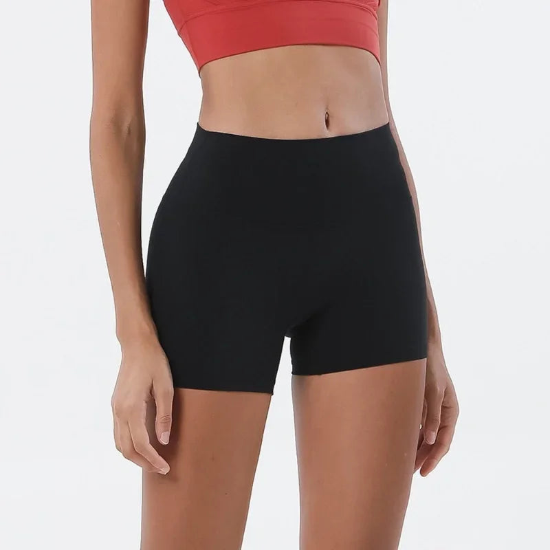 Pantalones Cortos de Entrenamiento de Cintura Alta para Mujer, Deportivos Súper Elásticos, Suaves como la Mantequilla, para Fitness, Yoga, Tipo Biker