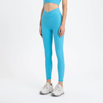 Pantalones de yoga de lycra acanalados para gimnasio, leggings para mujer para fitness, pantalones largos de cintura alta para mujer, mallas push-up de cadera para mujer, ropa de mujer