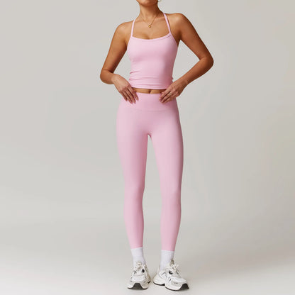 Women's Tight Yoga Tracksuit Workout Activewear 2 Piece Set for Winter Outdoor Running Athletic Sports Suit for Women