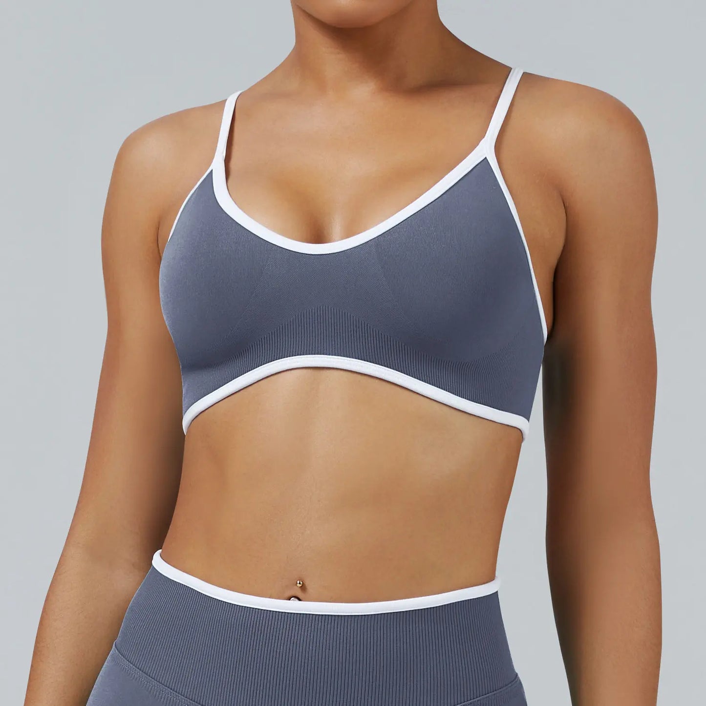 Women Adjustable Strap Beauty Back Sports Bra Shockproof Tight Vest Bra for Yoga Running Workout Outdoor Wear