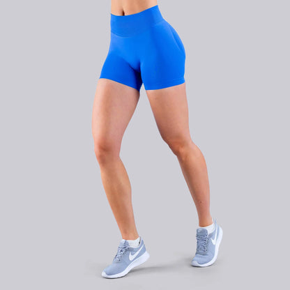 Pantalones cortos de yoga sin costuras de cintura alta para mujer, levantamiento de cadera, transpirables, elásticos, deportivos para correr al aire libre, fitness, entrenamiento diario