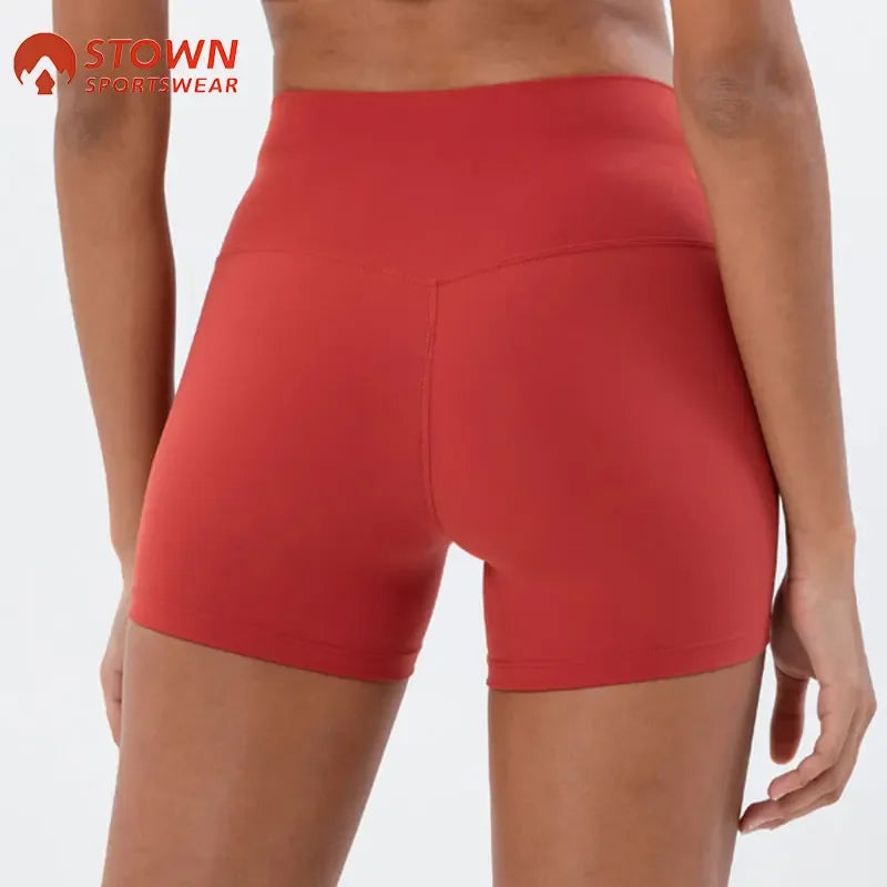 Pantalones Cortos de Entrenamiento de Cintura Alta para Mujer, Deportivos Súper Elásticos, Suaves como la Mantequilla, para Fitness, Yoga, Tipo Biker