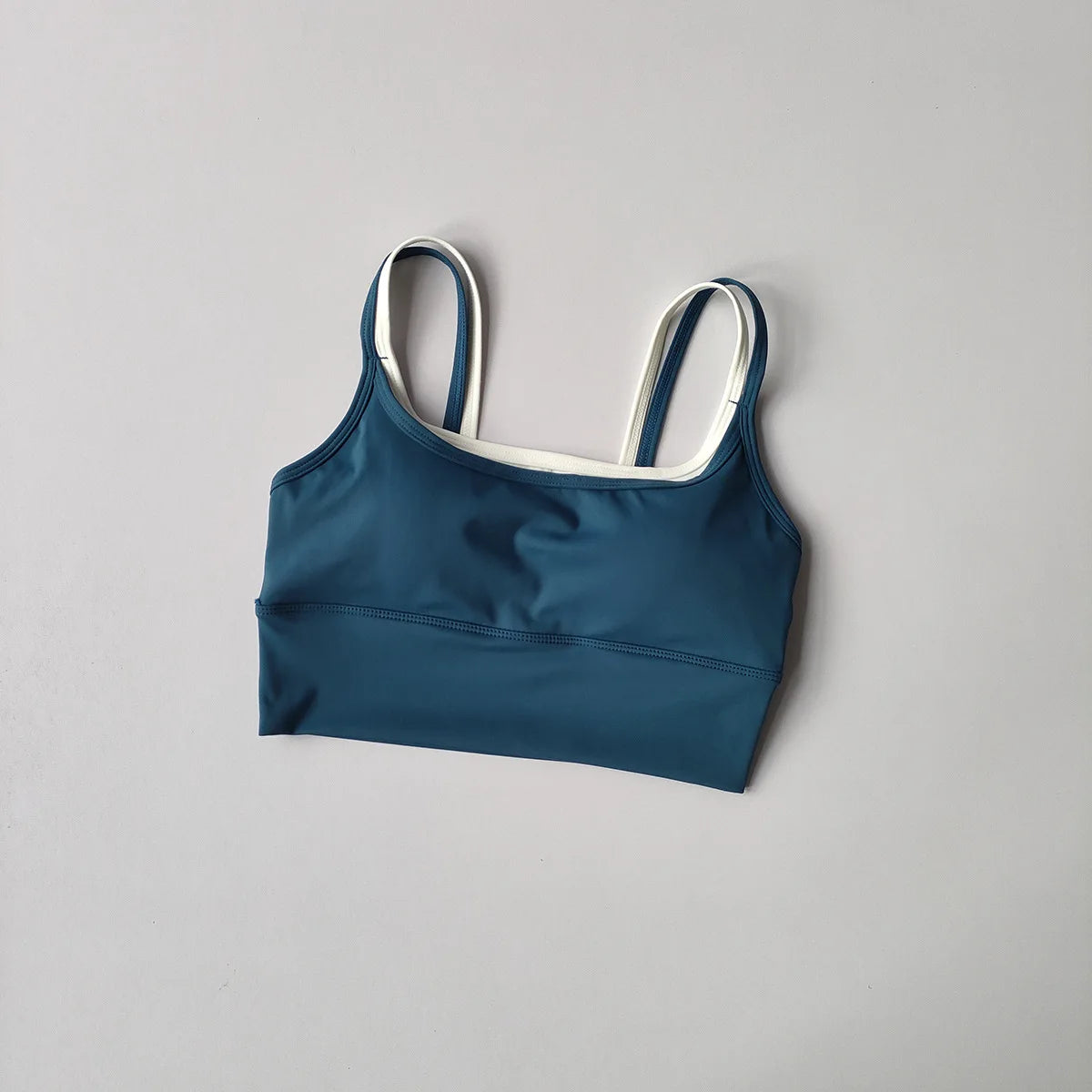 Sujetador deportivo racerback de mujer con efecto "Nude-Feel" – Chaleco de yoga antisacudidas y antideslizante – Top de fitness para correr, yoga y entrenamientos de gimnasio