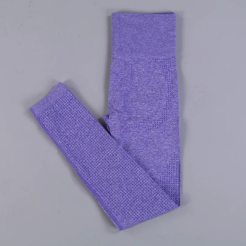 Mallas de yoga de talle alto para mujer, leggings deportivos sin costuras con puntos, mallas push up, ropa deportiva para mujer, pantalones de fitness para yoga