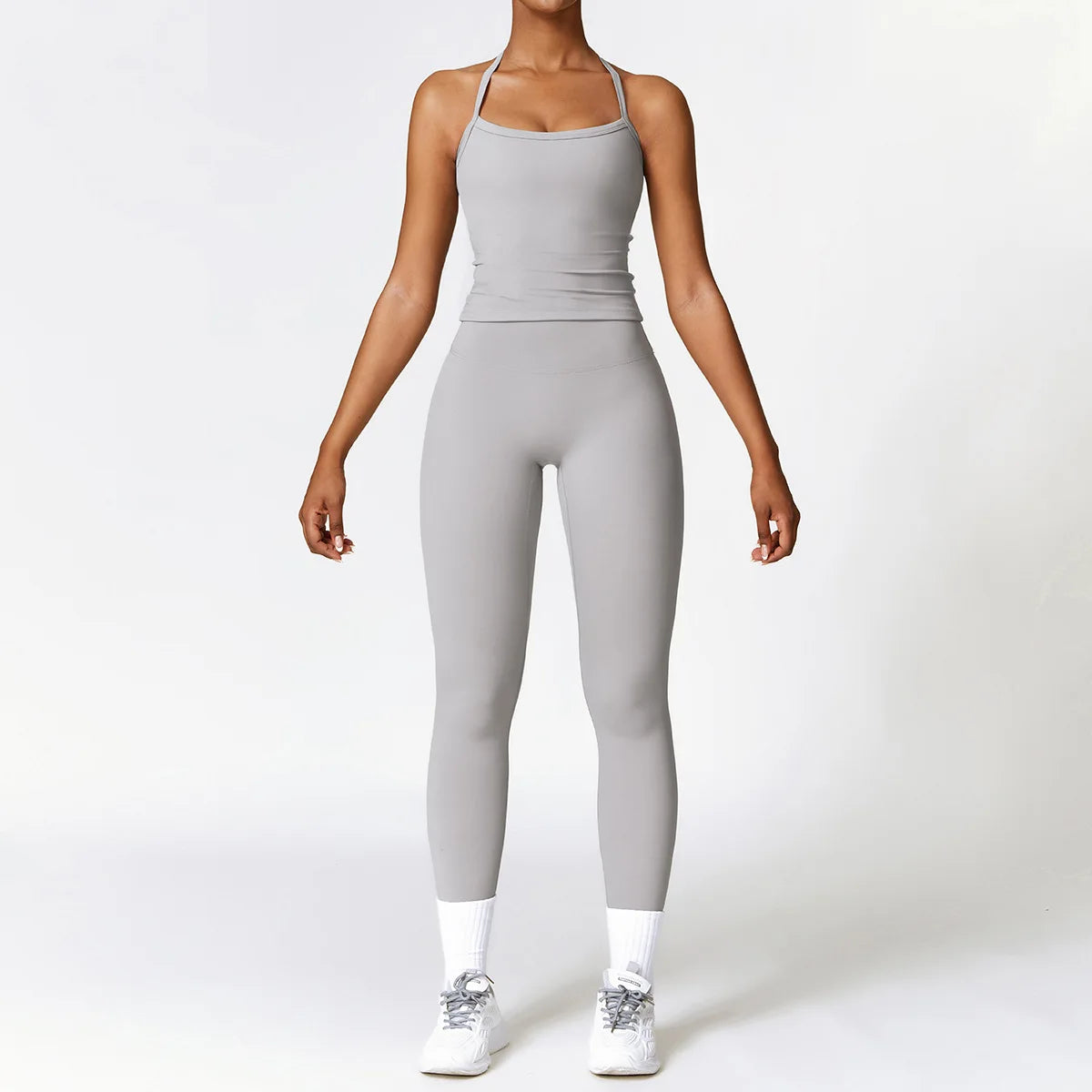 Women's Tight Yoga Tracksuit Workout Activewear 2 Piece Set for Winter Outdoor Running Athletic Sports Suit for Women