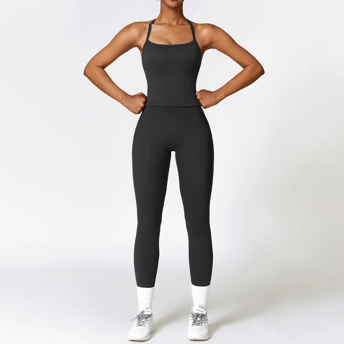Women's Tight Yoga Tracksuit Workout Activewear 2 Piece Set for Winter Outdoor Running Athletic Sports Suit for Women