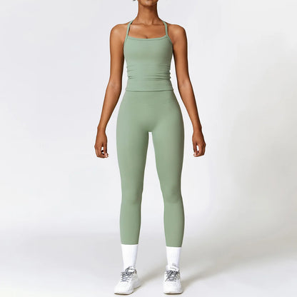 Women's Tight Yoga Tracksuit Workout Activewear 2 Piece Set for Winter Outdoor Running Athletic Sports Suit for Women