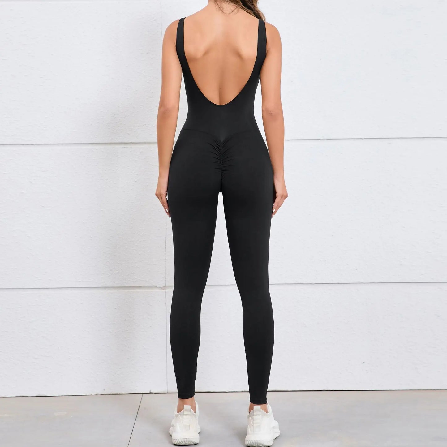 Mono de gimnasio de una pieza para mujer - Monos cortos deportivos de yoga para entrenamiento, mono de fitness elástico para entrenamiento femenino, bodys de alta elasticidad