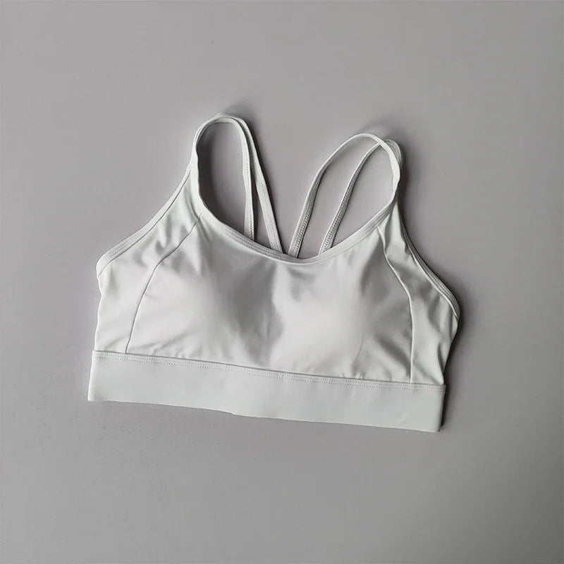Sujetador deportivo para mujer, top push-up de fitness, fijo con almohadilla, sujetador de yoga, ropa interior, tops deportivos, sujetadores para actividades, chaleco para correr, ropa de gimnasio