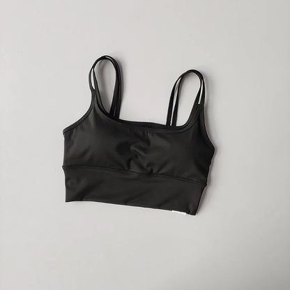 Sujetador deportivo racerback de mujer con efecto "Nude-Feel" – Chaleco de yoga antisacudidas y antideslizante – Top de fitness para correr, yoga y entrenamientos de gimnasio