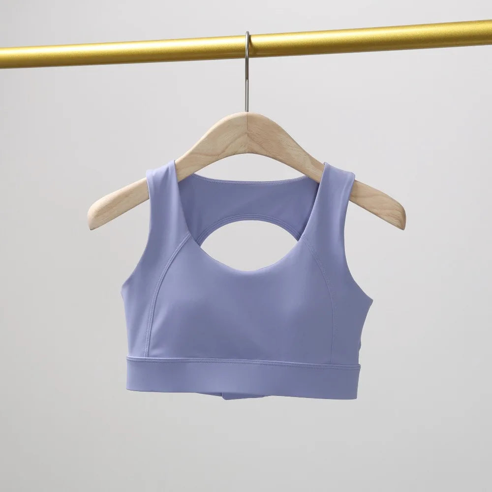2025 Women's Racerback Sports Bra Tank, Breathable Moisture-Wicking Yoga Vest, Shockproof Support for Running, Pilates & Fitness