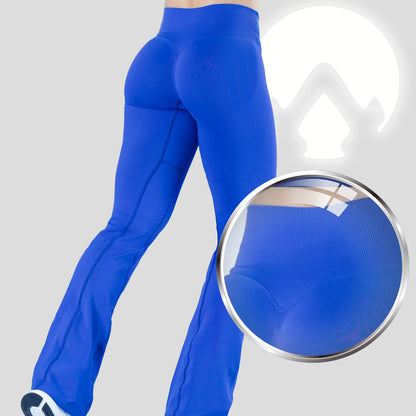 High Waist Seamless Yoga Flare Pants Butt Lifting Tight Fit Stretch Workout Running Gym Leggings for Women Athletic Casual Wear