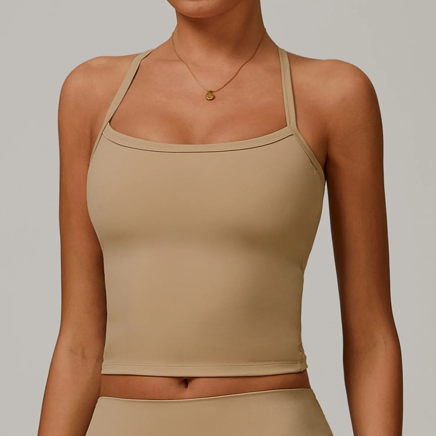 Camiseta de tirantes de yoga con espalda abierta y forro polar para mujer, sujetador deportivo para correr, chaleco de fitness para mujer, ropa deportiva