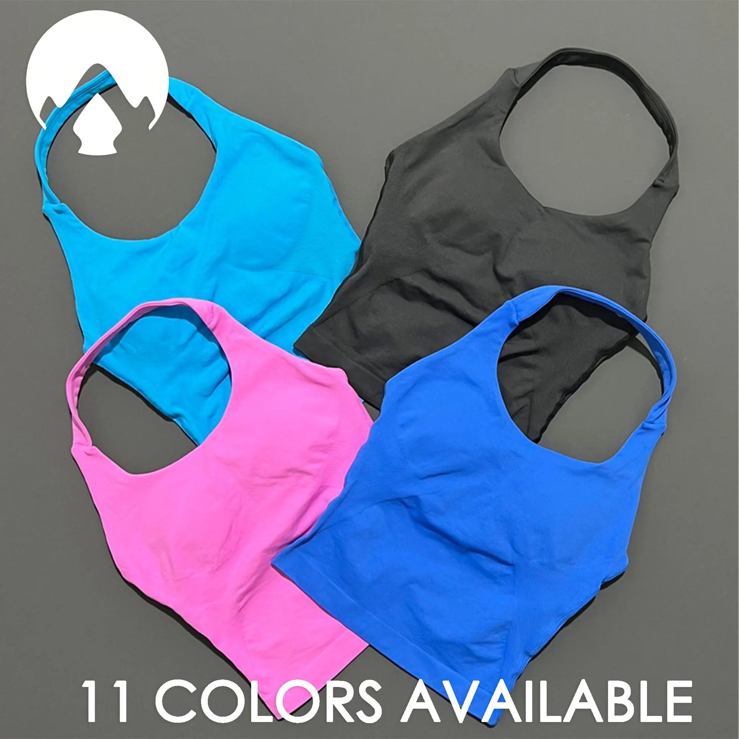 Chaleco deportivo tipo halter para mujer, sin costuras, transpirable, sin mangas, para correr al aire libre, fitness, yoga, entrenamiento, ropa deportiva