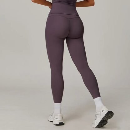Women's High Waist Fleece Lined Butt Lifting Yoga Pants Running Workout Trousers Outerwear Tight Athletic Leggings for Women