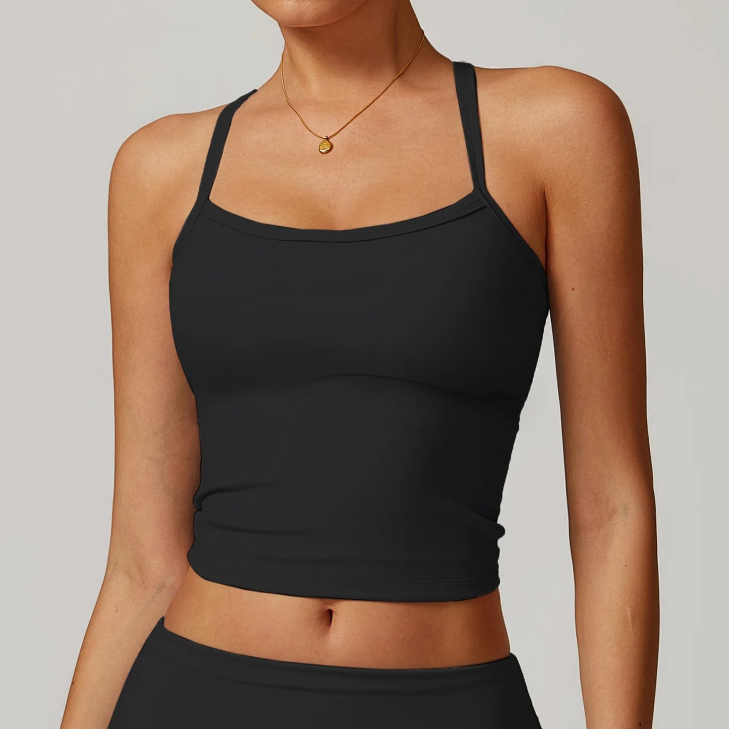 Camiseta de tirantes de yoga con espalda abierta y forro polar para mujer, sujetador deportivo para correr, chaleco de fitness para mujer, ropa deportiva