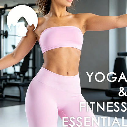 Wireless Seamless Sports Bra with Removable Pads Yoga Running Gym Athletic Tank Top Breathable Activewear for Fitness Workout